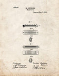 Patent Blueprint 2386 1 12 A4 Photo Print