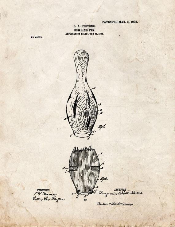 Patent Blueprint 2396 1 12 A4 Photo Print