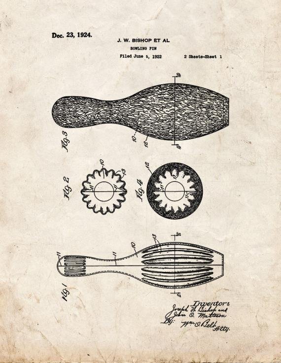 Patent Blueprint 2397 1 12 A4 Photo Print