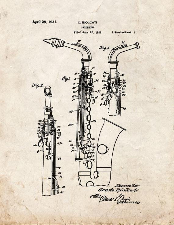 Patent Blueprint 2398 1 12 A4 Photo Print