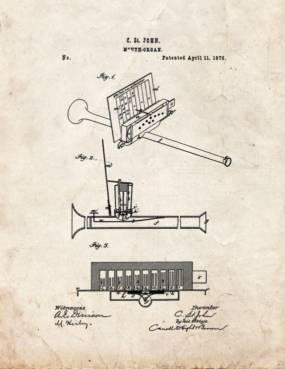 Patent Blueprint 240 1 12 A4 Photo Print