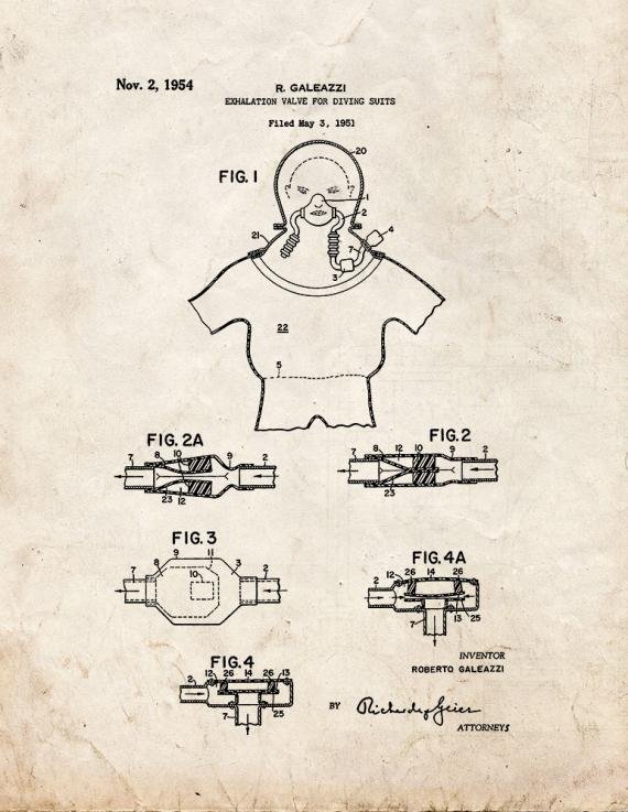 Patent Blueprint 2405 1 12 A4 Photo Print