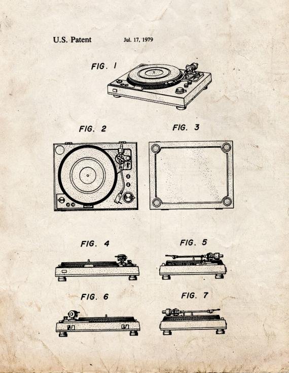 Patent Blueprint 2409 2 12 A4 Photo Print