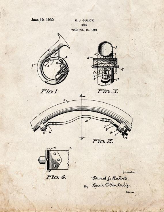 Patent Blueprint 2411 1 12 A4 Photo Print
