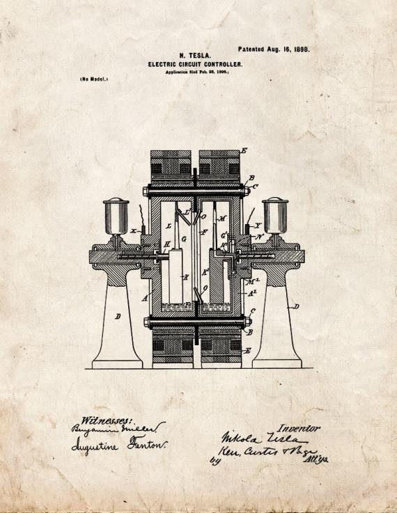 Patent Blueprint 2415 1 12 A4 Photo Print