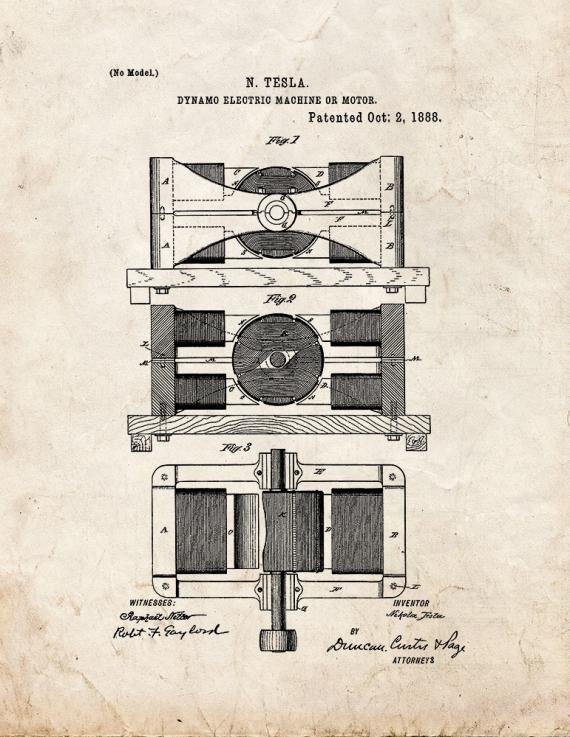 Patent Blueprint 2416 1 12 A4 Photo Print