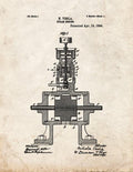 Patent Blueprint 2418 1 12 A4 Photo Print