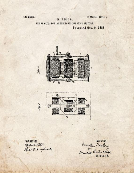 Patent Blueprint 2420 1 12 A4 Photo Print
