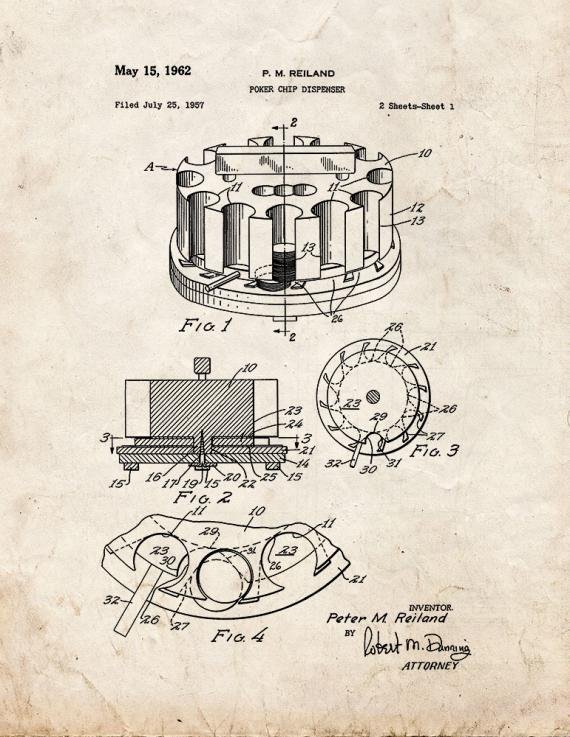 Patent Blueprint 2422 1 12 A4 Photo Print