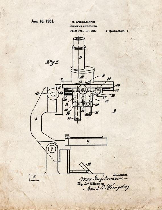Patent Blueprint 2433 1 12 A4 Photo Print