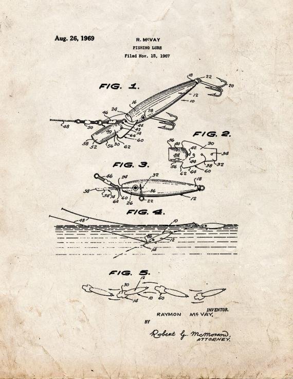 Patent Blueprint 2434 1 12 A4 Photo Print
