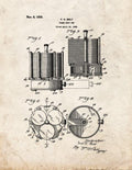 Patent Blueprint 2438 1 12 A4 Photo Print