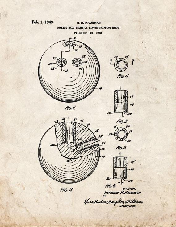 Patent Blueprint 2439 1 12 A4 Photo Print