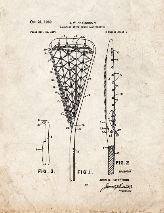 Patent Blueprint 2443 1 12 A4 Photo Print