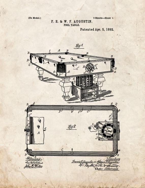 Patent Blueprint 2447 1 12 A4 Photo Print