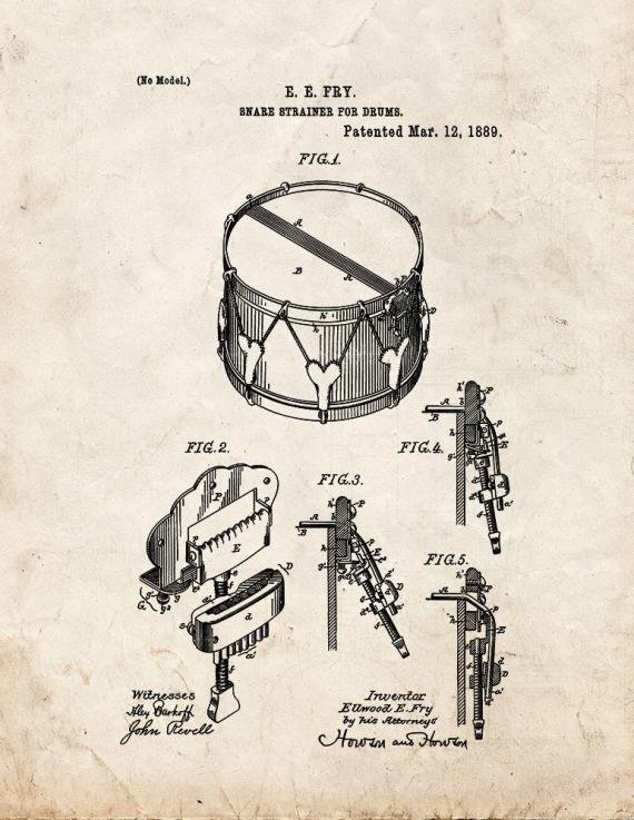 Patent Blueprint 2451 1 12 A4 Photo Print