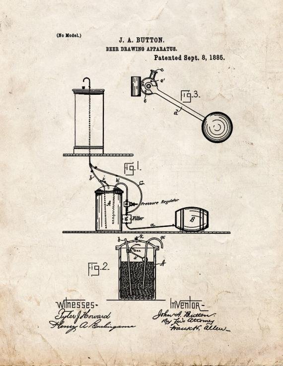 Patent Blueprint 2455 1 12 A4 Photo Print