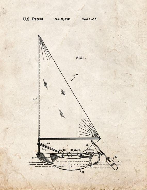 Patent Blueprint 2457 2 12 A4 Photo Print