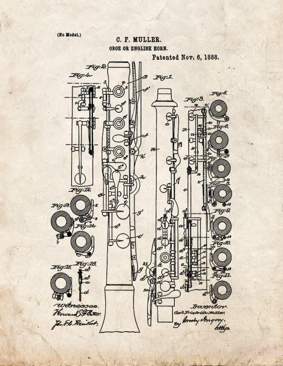 Patent Blueprint 2468 1 12 A4 Photo Print