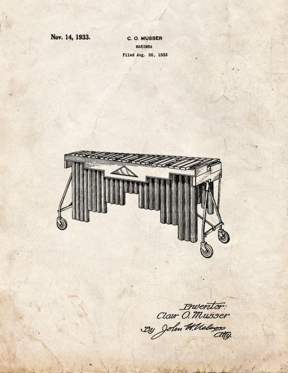 Patent Blueprint 2469 1 12 A4 Photo Print