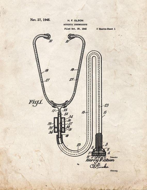 Patent Blueprint 2470 1 12 A4 Photo Print