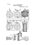 Patent Blueprint 2474 1 12 80 paper mat A4 Photo Print