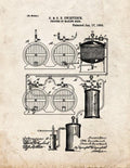 Patent Blueprint 2474 1 12 A4 Photo Print