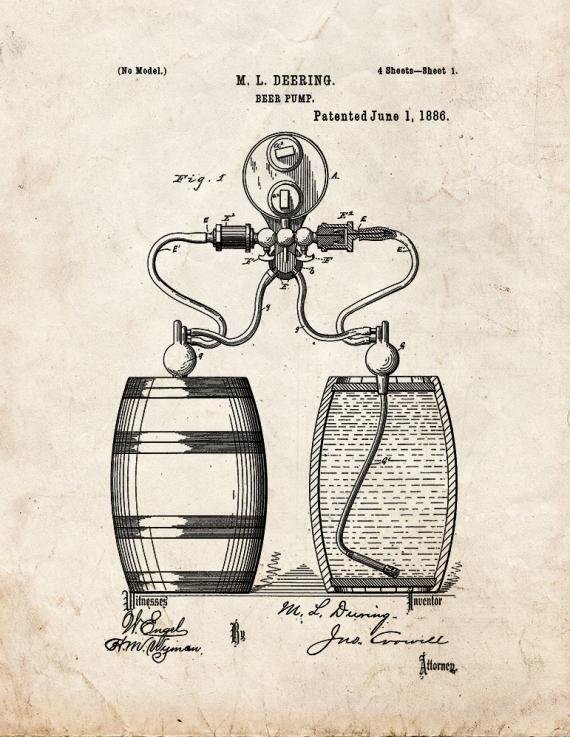 Patent Blueprint 2475 1 12 A4 Photo Print