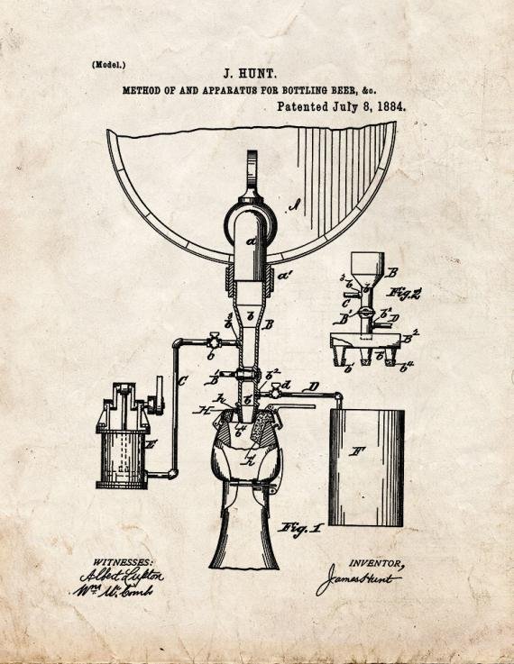Patent Blueprint 2476 1 12 A4 Photo Print