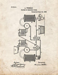 Patent Blueprint 2478 1 12 A4 Photo Print