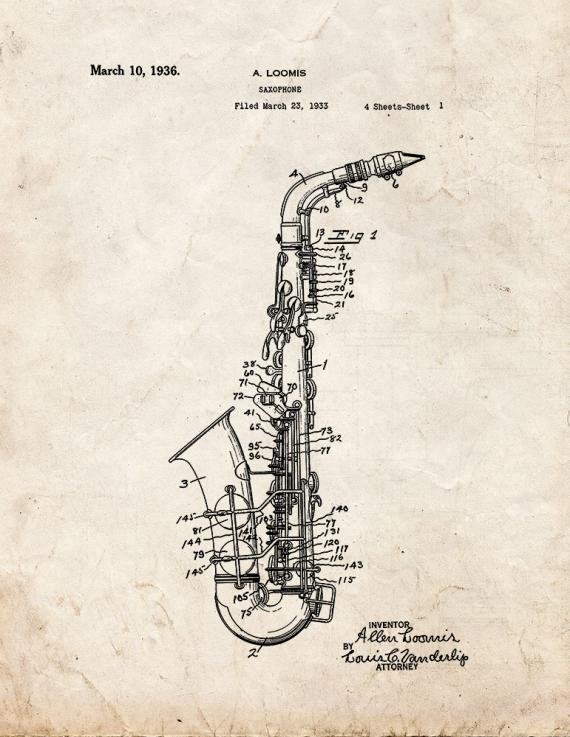 Patent Blueprint 2482 1 12 A4 Photo Print