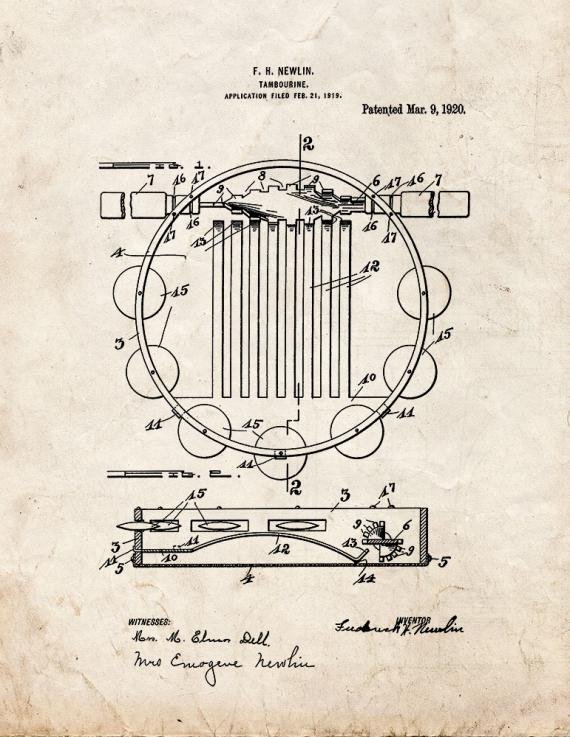 Patent Blueprint 2484 1 12 A4 Photo Print