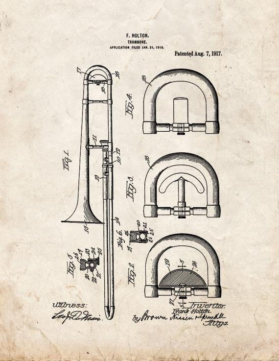 Patent Blueprint 2487 1 12 A4 Photo Print