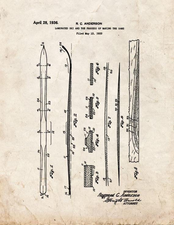 Patent Blueprint 2488 1 12 A4 Photo Print