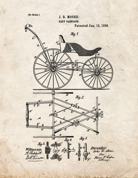 Patent Blueprint 249 1 12 A4 Photo Print