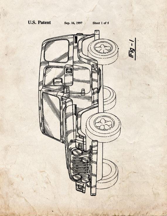 Patent Blueprint 2490 2 12 A4 Photo Print