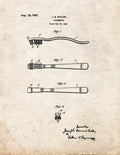 Patent Blueprint 2493 1 12 A4 Photo Print