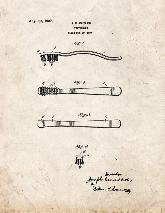 Patent Blueprint 2493 1 12 A4 Photo Print