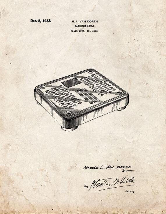 Patent Blueprint 2496 1 12 A4 Photo Print