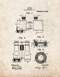 Patent Blueprint 2504 1 12 A4 Photo Print