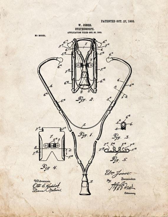 Patent Blueprint 2506 1 12 A4 Photo Print