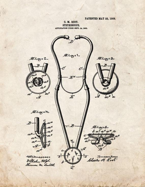 Patent Blueprint 2507 1 12 A4 Photo Print