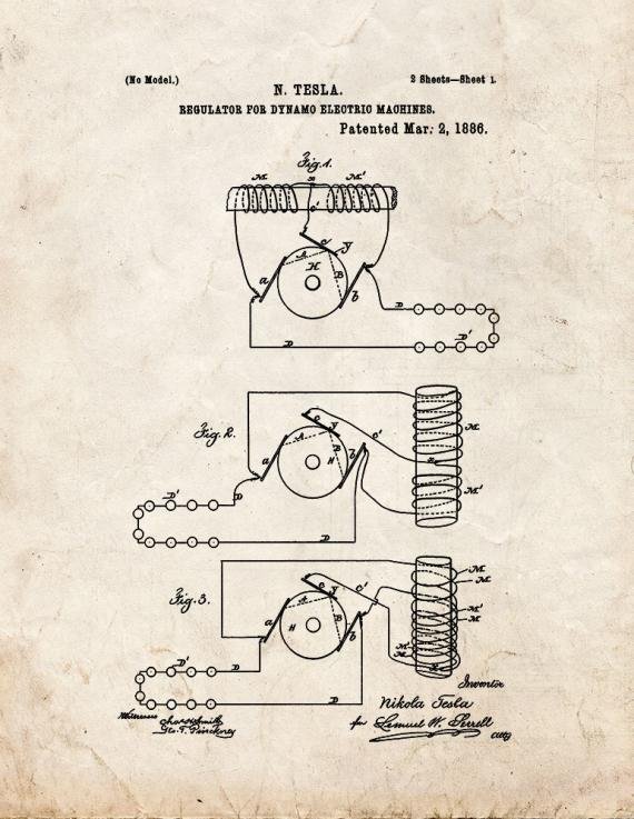 Patent Blueprint 2508 1 12 A4 Photo Print