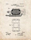 Patent Blueprint 2509 1 12 A4 Photo Print
