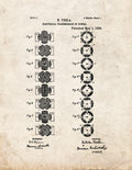 Patent Blueprint 2510 1 12 A4 Photo Print