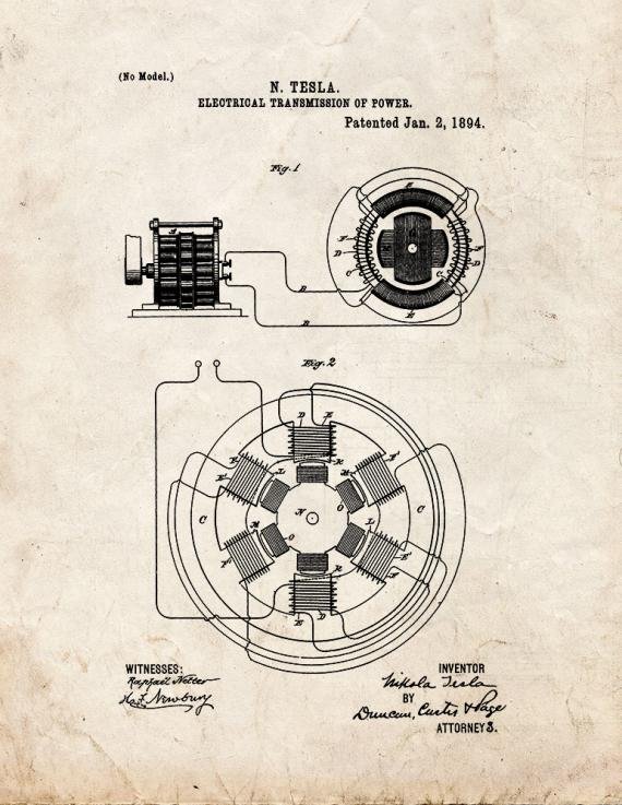 Patent Blueprint 2512 1 12 A4 Photo Print