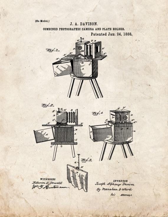 Patent Blueprint 2513 1 12 A4 Photo Print
