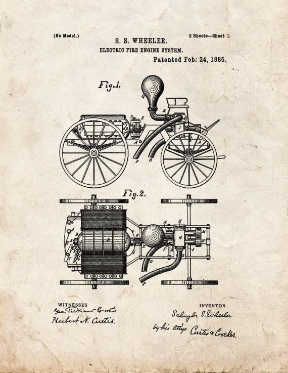 Patent Blueprint 252 1 12 A4 Photo Print