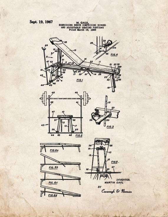 Patent Blueprint 2523 1 12 A4 Photo Print