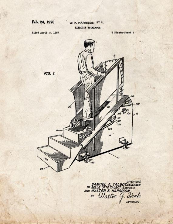 Patent Blueprint 2525 1 12 A4 Photo Print